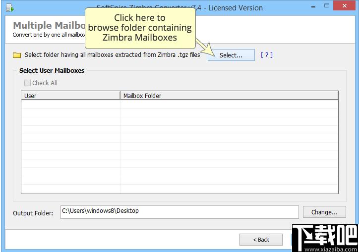 SoftSpire Zimbra Converter下载,邮件转换,邮件迁移