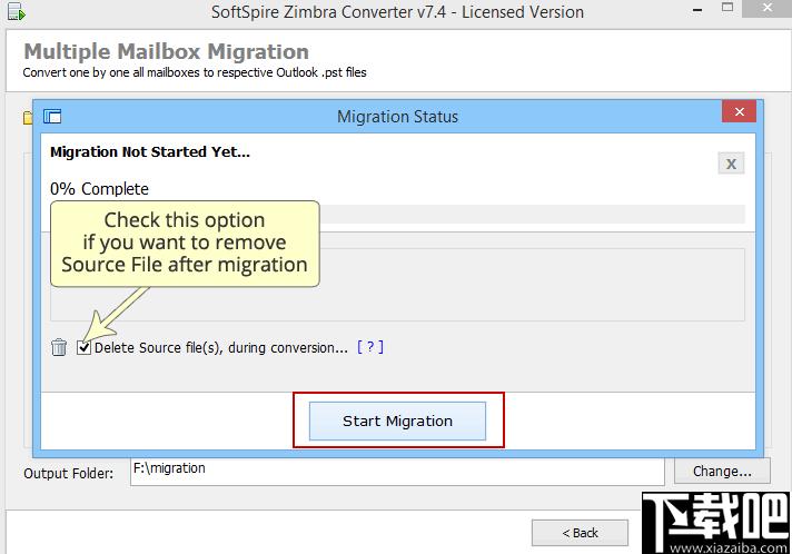 SoftSpire Zimbra Converter下载,邮件转换,邮件迁移
