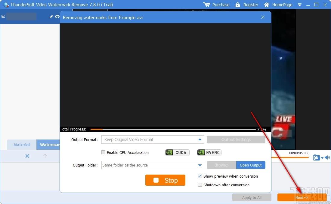 ThunderSoft Video Watermark Remove下载,视频水印删除,视频处理,水印去除