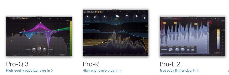 FabFilter,音频插件.